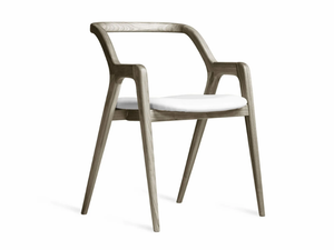 IN BREVE C-642 - Solid wood chair with armrests _ Dale Italia